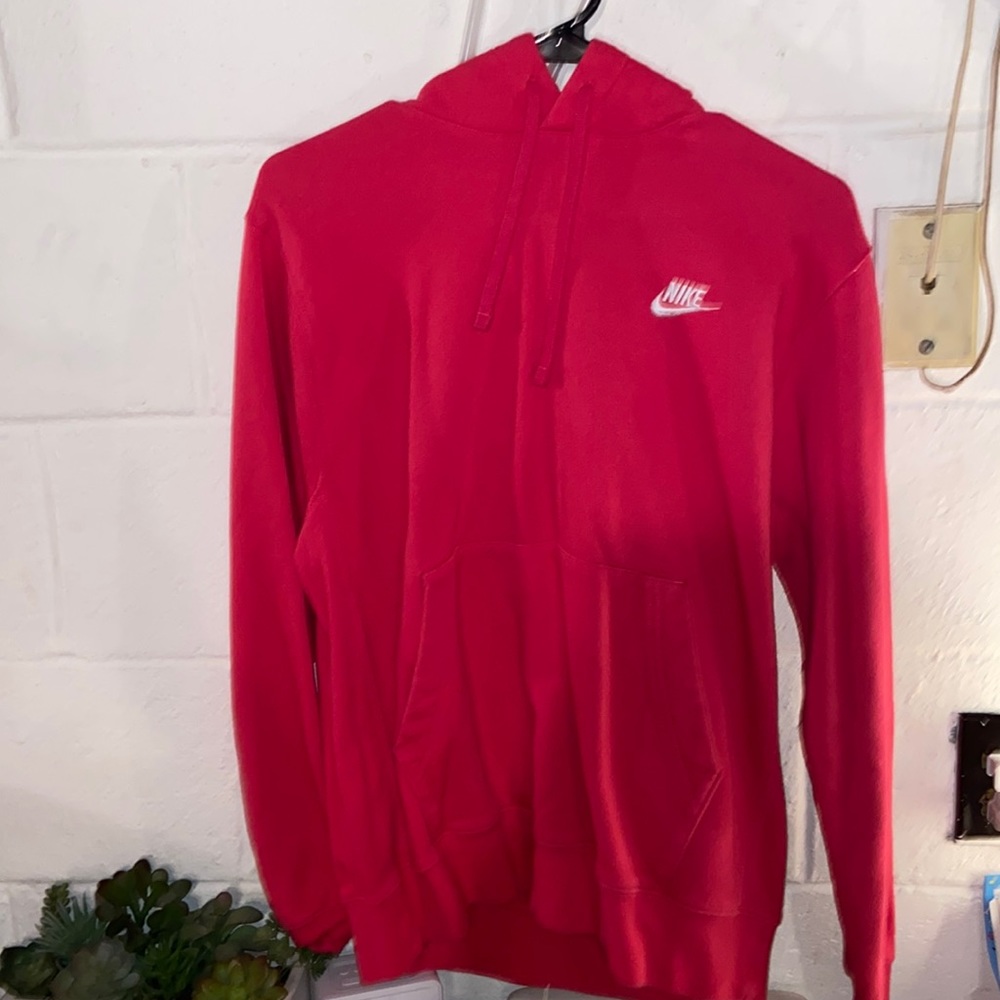 Pink Nike hoodie